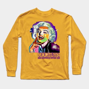 Marilyn Monroe Collage Long Sleeve T-Shirt